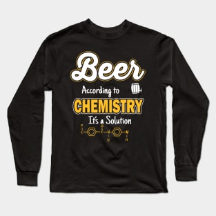 Beer is a solution Long Sleeve T-Shirt